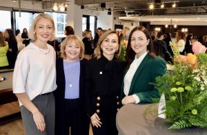 From left, Boost host Melissa Reeves, COO of Linebox Studio, YSB Foundation executive director Patti Murphy, La Vie Executive Health Centre co-founder, president and CEO Reham Sannoufi and Free Form Fitness CEO Ashley-Ann Lawrie at the Boost breakfast held at The Slayte on Tuesday, April 30, 2024. Photo by Caroline Phillips