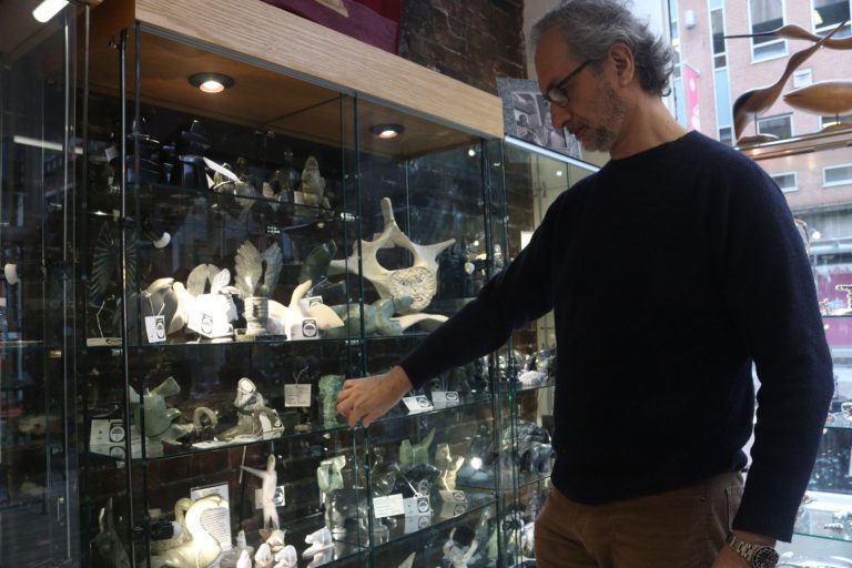 Canada’s Four Corners has sold sculptures made by Inuit artists for about 25 years. Photo by Zenith Wolfe.