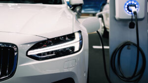 EV charging stock image