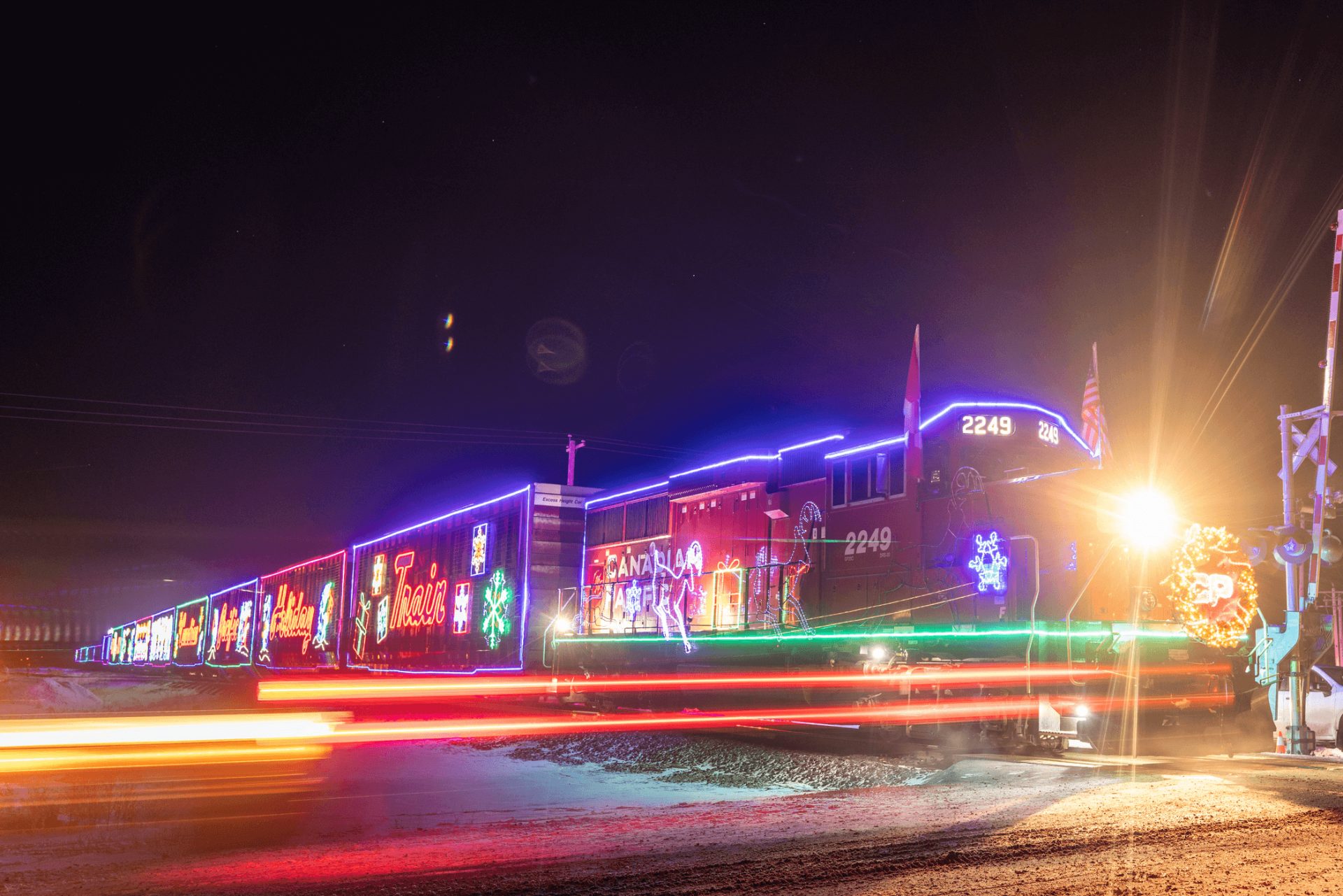 The CPKC Holiday Train will stop in Perth on Nov. 28 on its journey across much of Canada. Photo courtesy of CPKC.