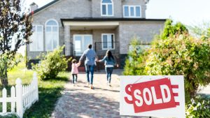 Home sale new stock image