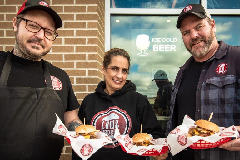 Jamie Law (right) and his team at Law & Orders have been supporting the community through many charitable endeavours. Photo provided by United Way East Ontario.