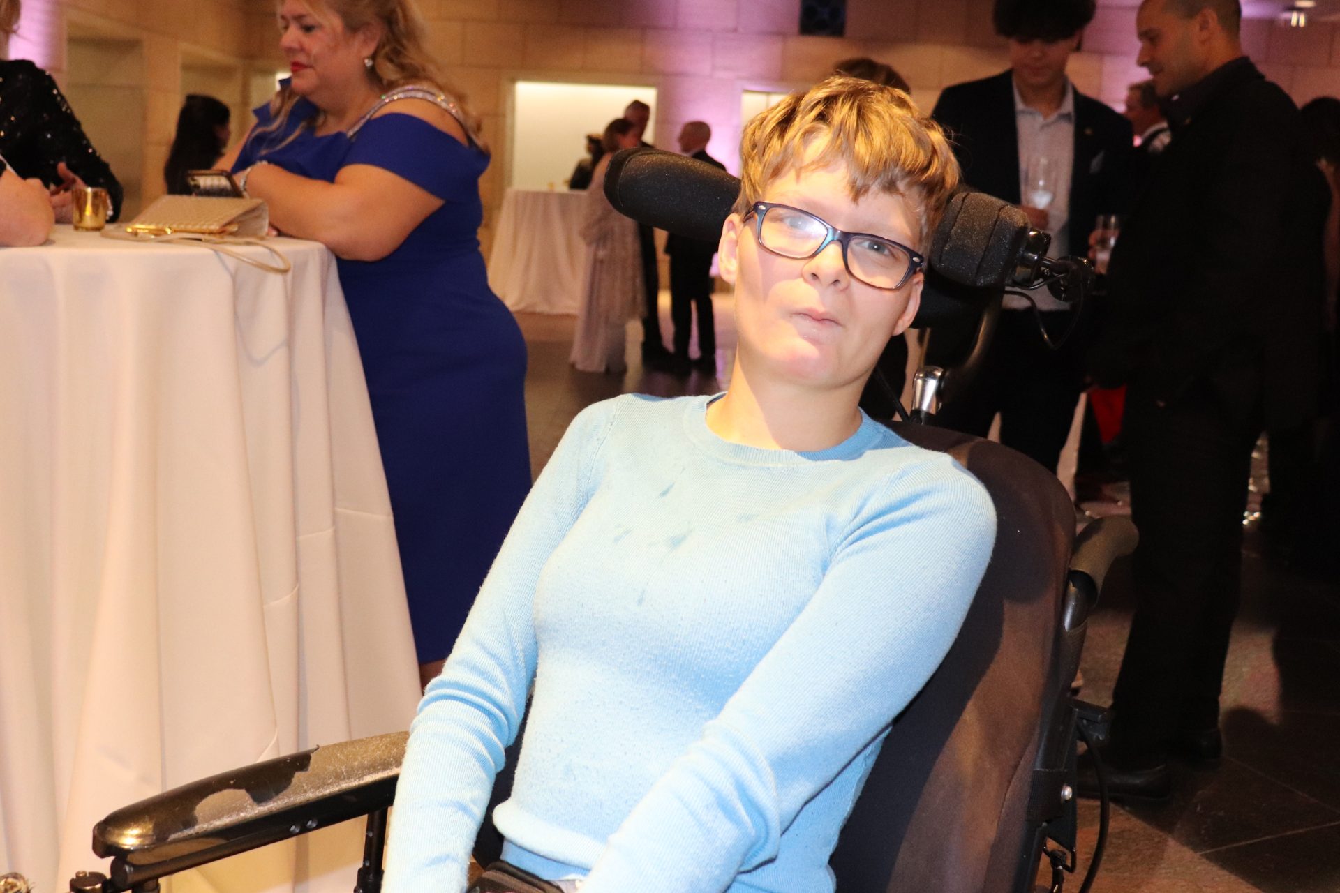 CHEO patient Olivia McDermid said she was exciting to represent "this amazing hospital" at the CHEO Gala. (Photo by Mia Jensen)