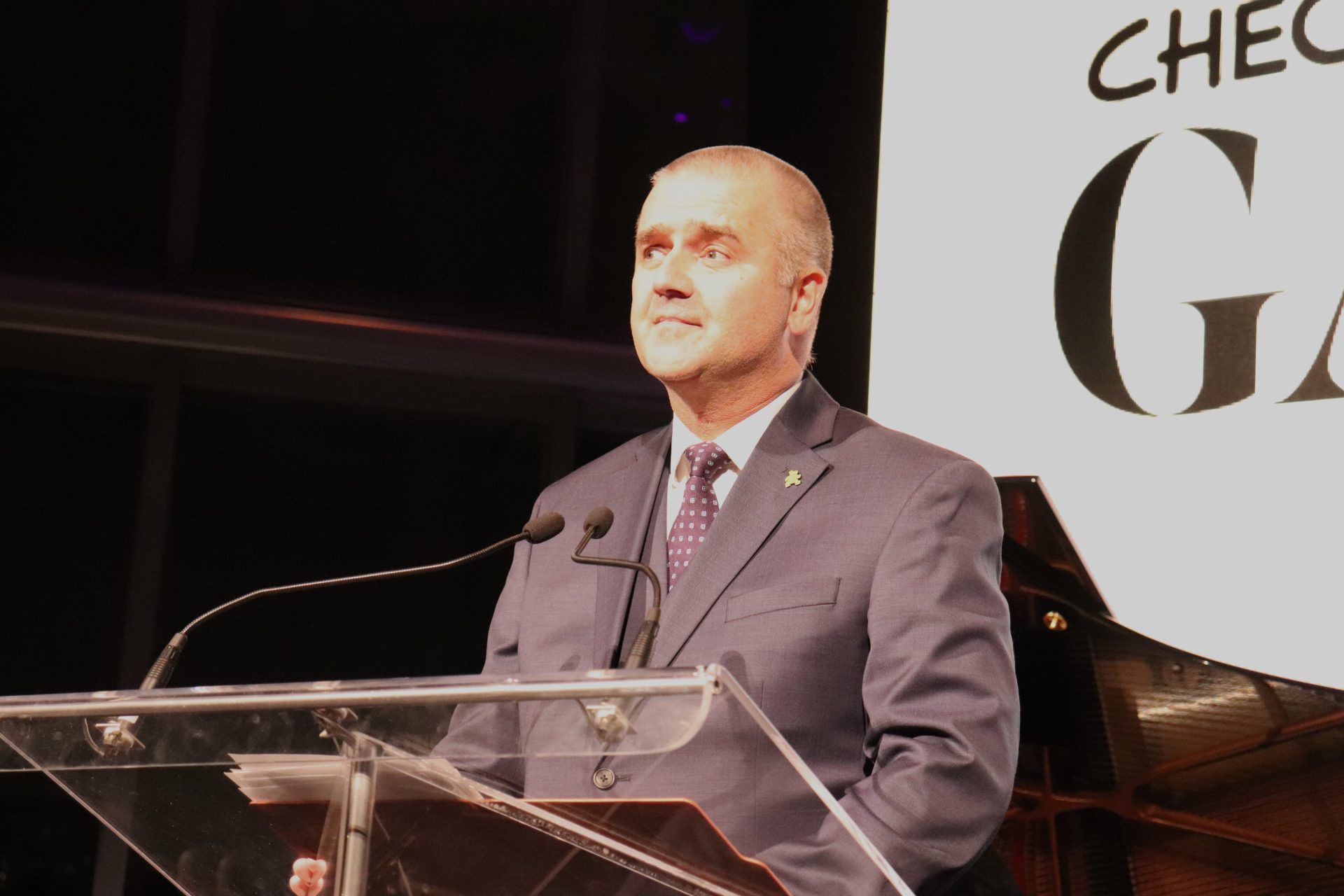 CHEO Foundation president and CEO Steve Read provides an update. (Photo by Mia Jensen)