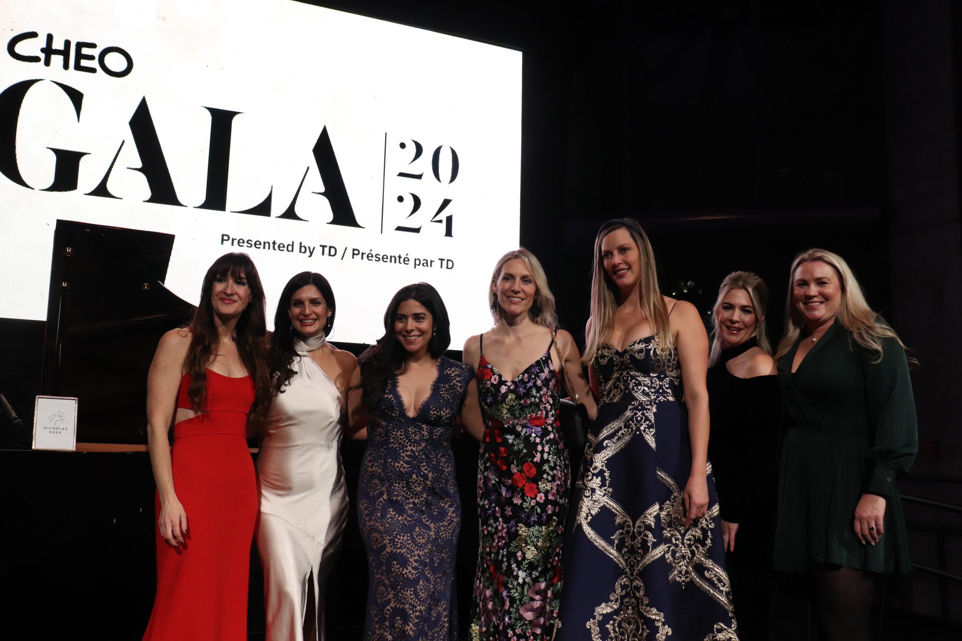 The CHEO Gala organizing committee. (Photo by Mia Jensen)