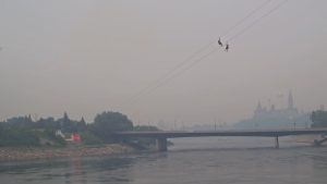 Interzip zipline smog smoke