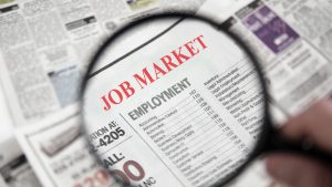 Job market stock image