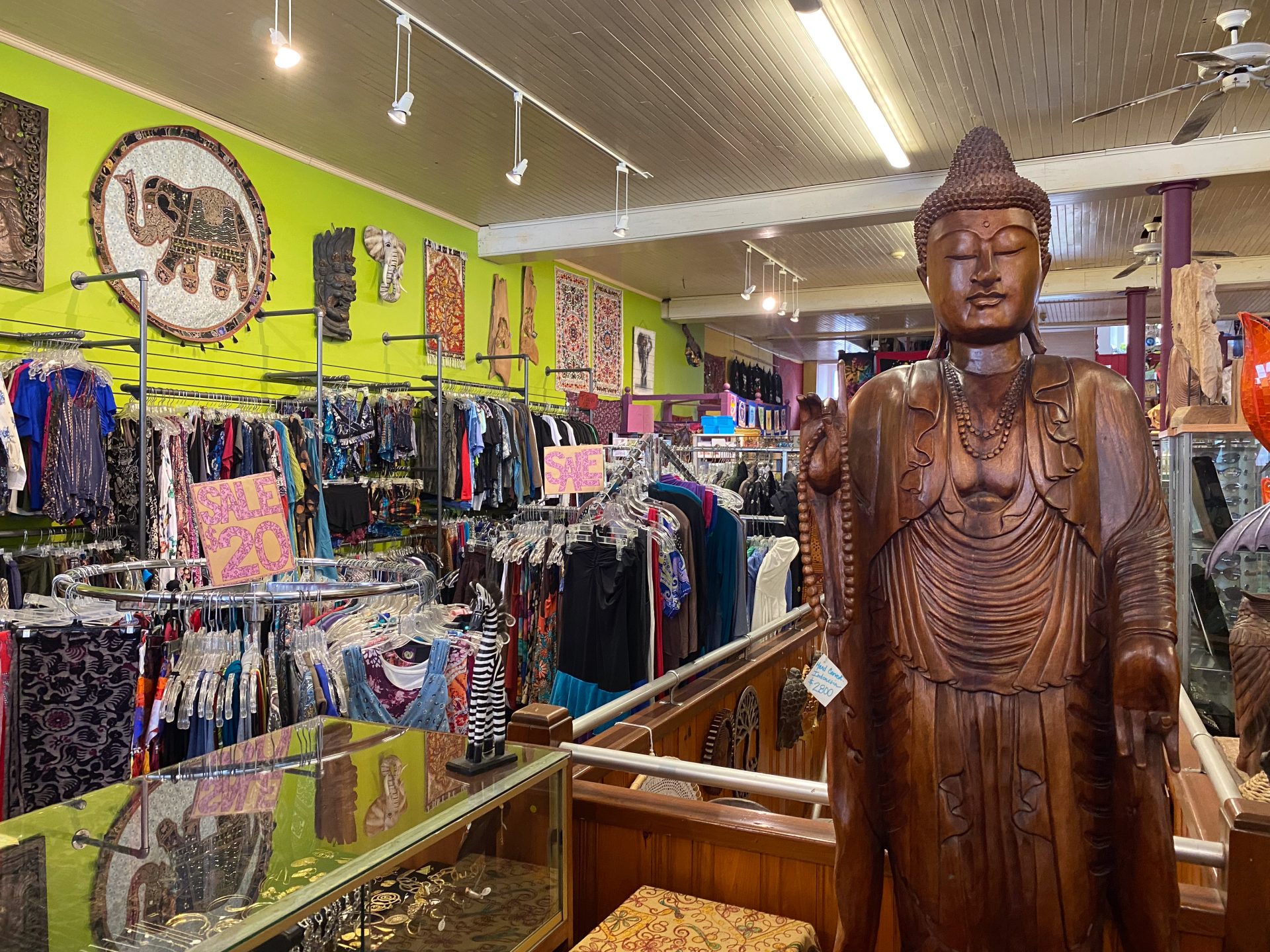 Crystals, clothing, artworks and more are available at Dragon Moon. Photo by Laura Byrne Paquet.