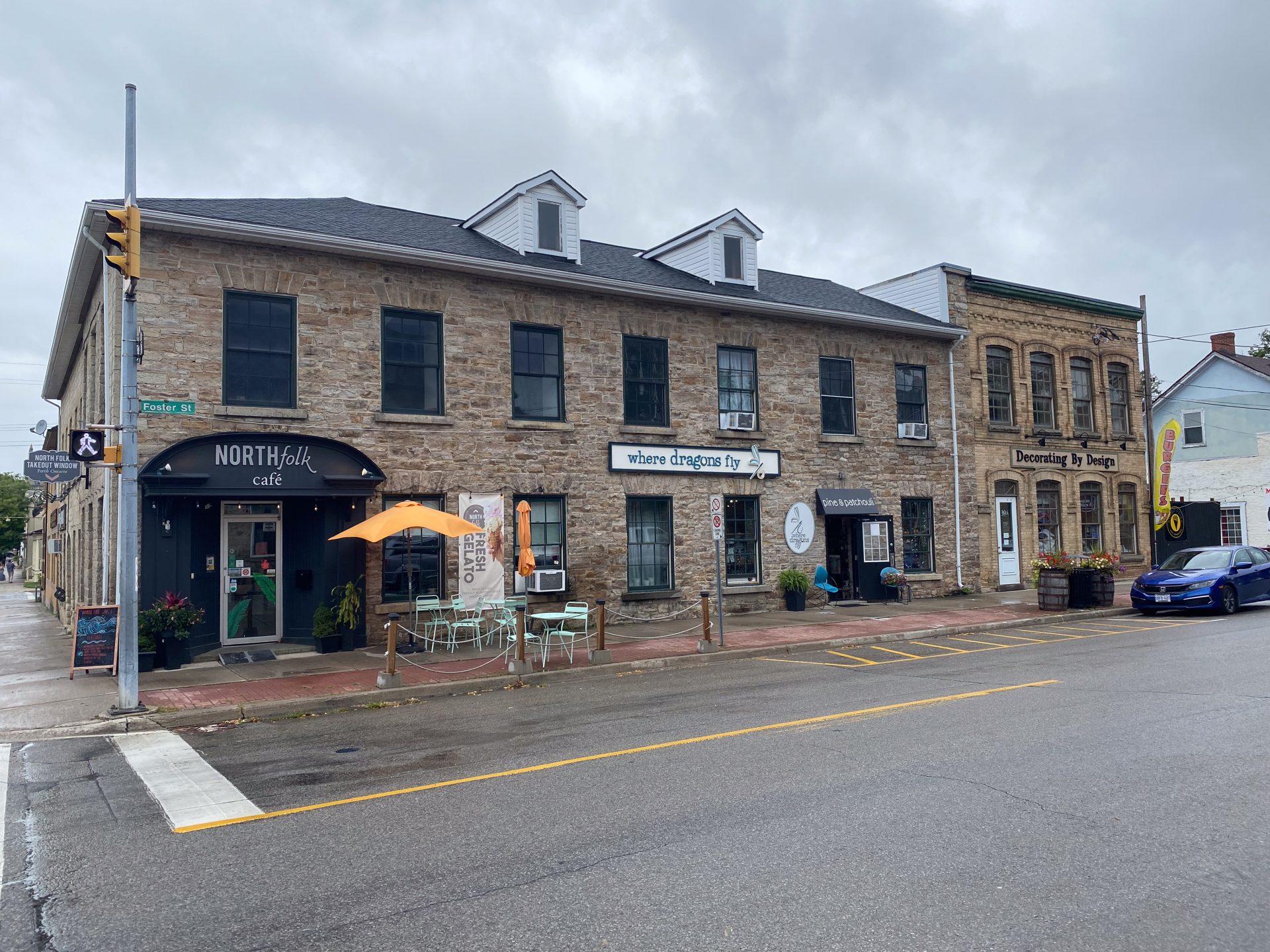 Perth is known for its well-preserved limestone buildings, such as this one on Foster Street. Photo by Laura Byrne Paquet.