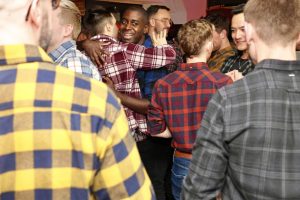 Out at Camp's inaugural flannel-themed benefit at EGO Space on Bank Street was held in support of the organization's efforts to make the outdoors more accessible to the 2SLGBTQIA+ community. Photo by Caroline Phillips
