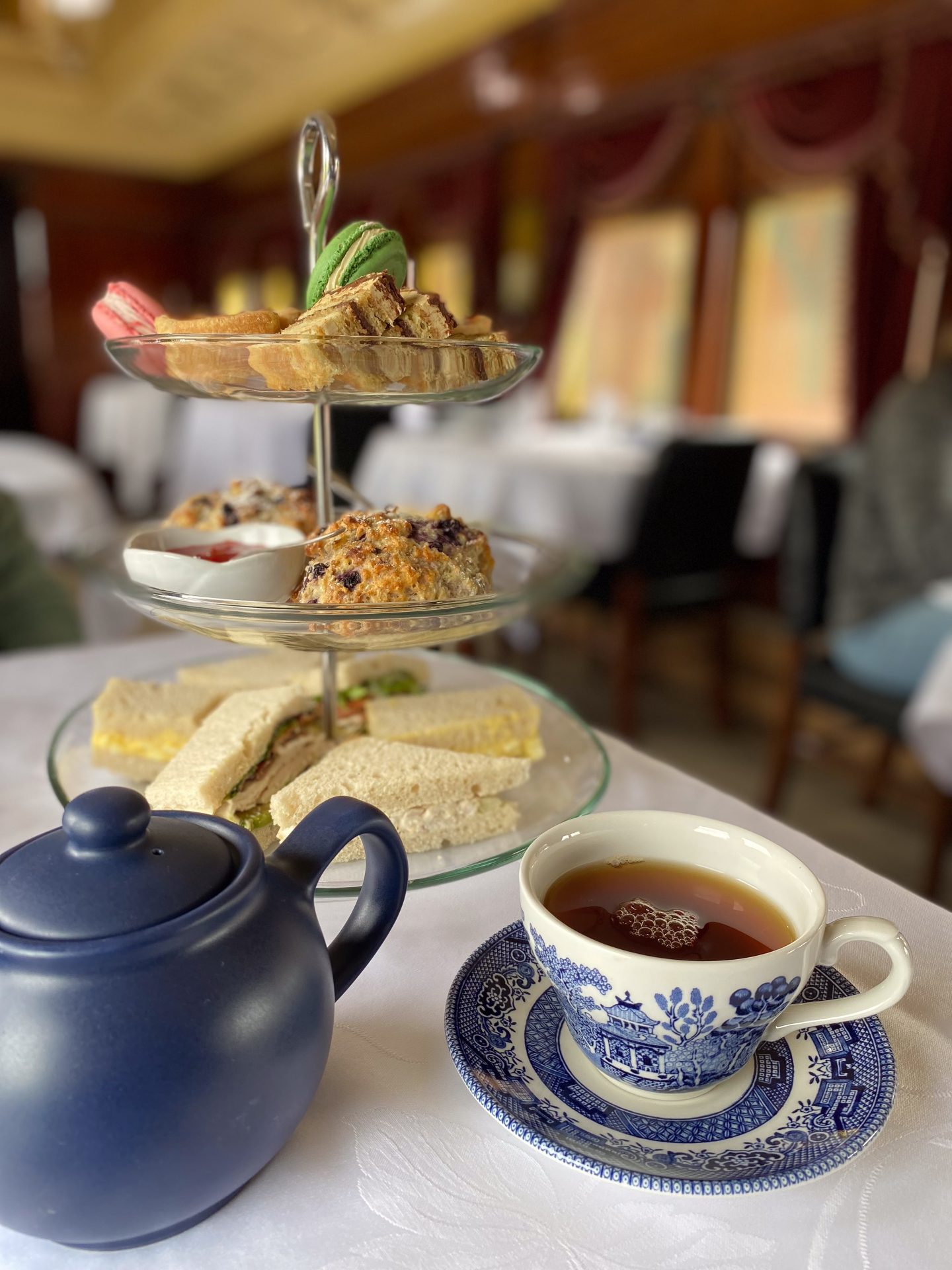 The Railway Museum of Eastern Ontario serves afternoon tea in its restored dining car.