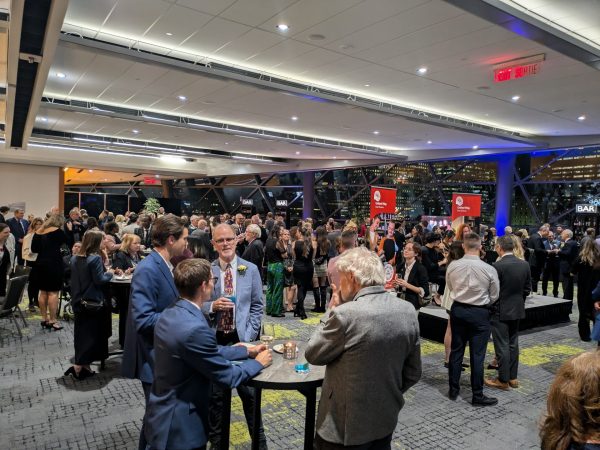 Among the 400-person crowd that attended the event, as many as 45 previous award-winners were present. Photo by Nickie Shobeiry.