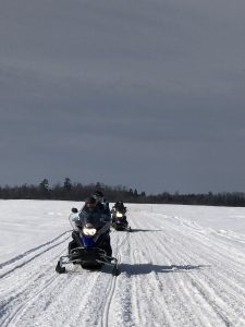 Tom Irwin on one of his snowmobile tours. Photo provided by Tom Irwin.